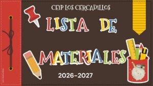 Lista de materiales 26/27